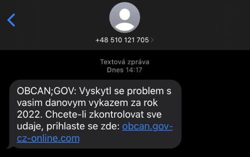 Vyskytl se problem s vasim danovym vykazem za rok 2022, prihlaste se zde: obcan.gov-cz-online.com